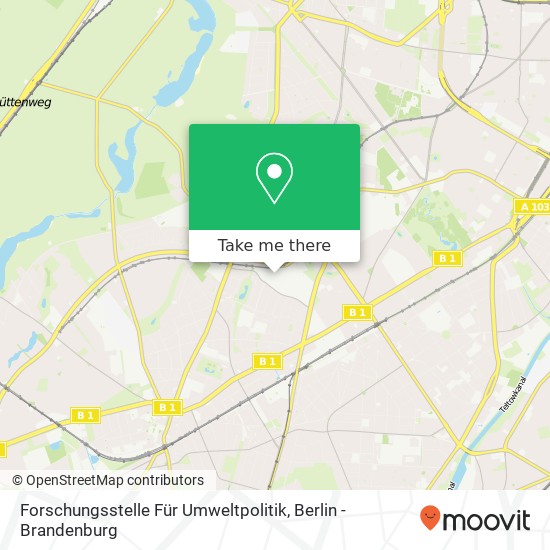 Forschungsstelle Für Umweltpolitik map