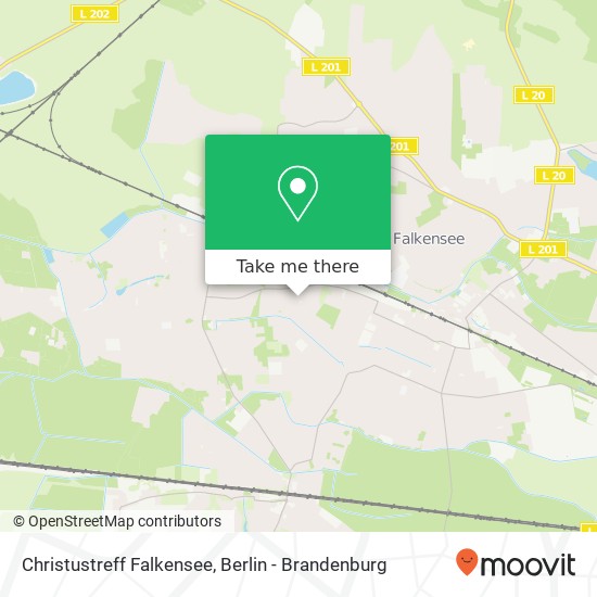 Christustreff Falkensee map