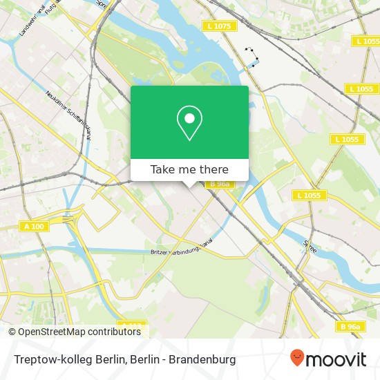 Treptow-kolleg Berlin map