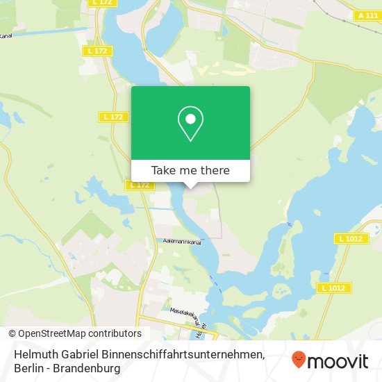Helmuth Gabriel Binnenschiffahrtsunternehmen map