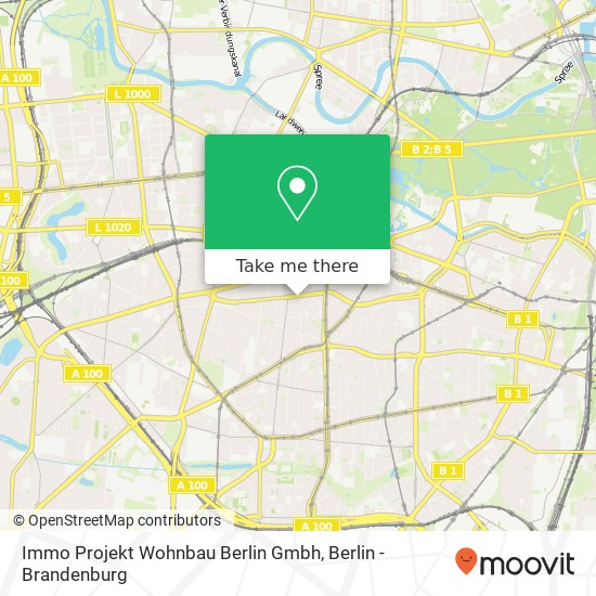 Immo Projekt Wohnbau Berlin Gmbh map