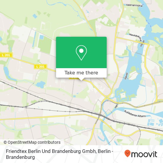 Friendtex Berlin Und Brandenburg Gmbh map