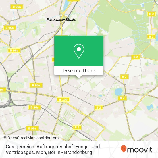 Карта Gav-gemeinn. Auftragsbeschaf- Fungs- Und Vertriebsges. Mbh