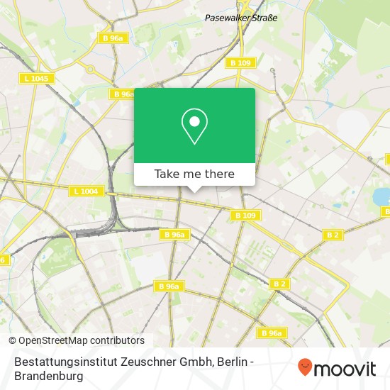 Bestattungsinstitut Zeuschner Gmbh map