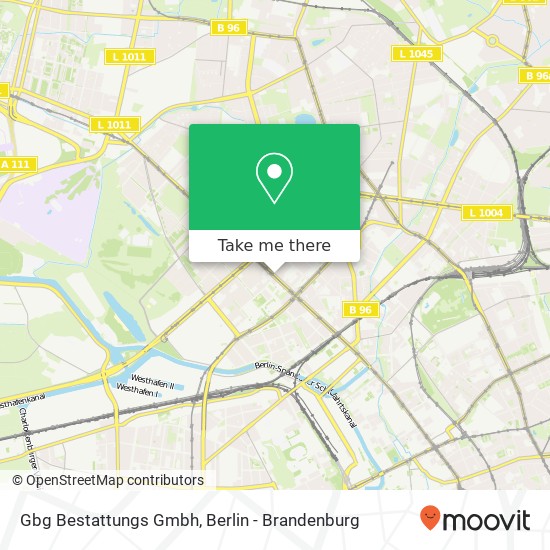 Gbg Bestattungs Gmbh map