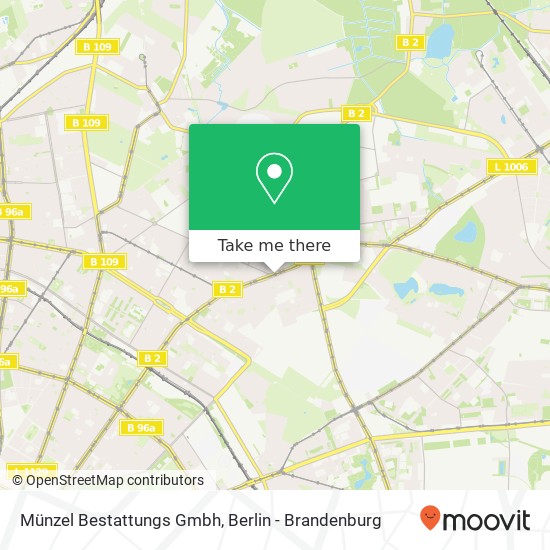 Münzel Bestattungs Gmbh map