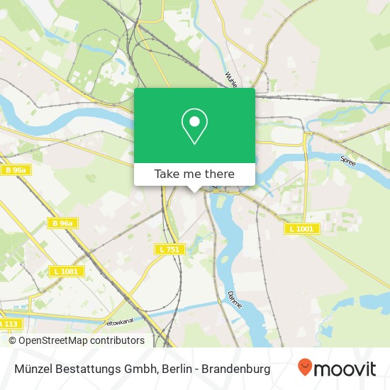Münzel Bestattungs Gmbh map