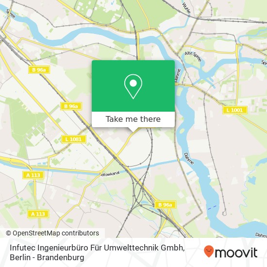 Infutec Ingenieurbüro Für Umwelttechnik Gmbh map