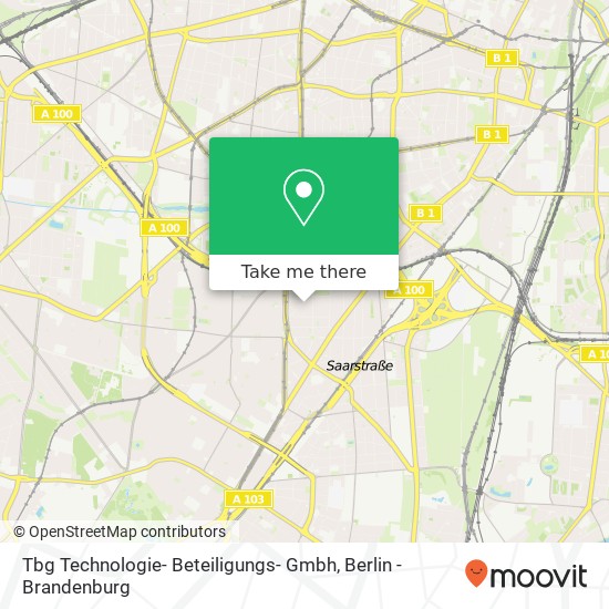 Карта Tbg Technologie- Beteiligungs- Gmbh