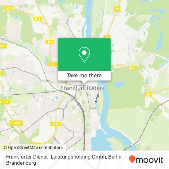 Карта Frankfurter Dienst- Leistungsholding Gmbh