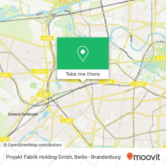 Projekt Fabrik Holding Gmbh map