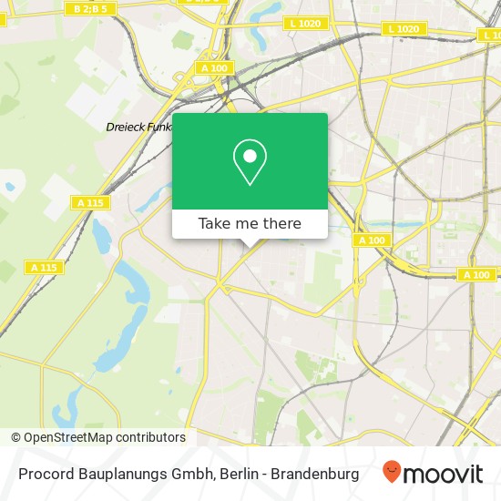 Procord Bauplanungs Gmbh map