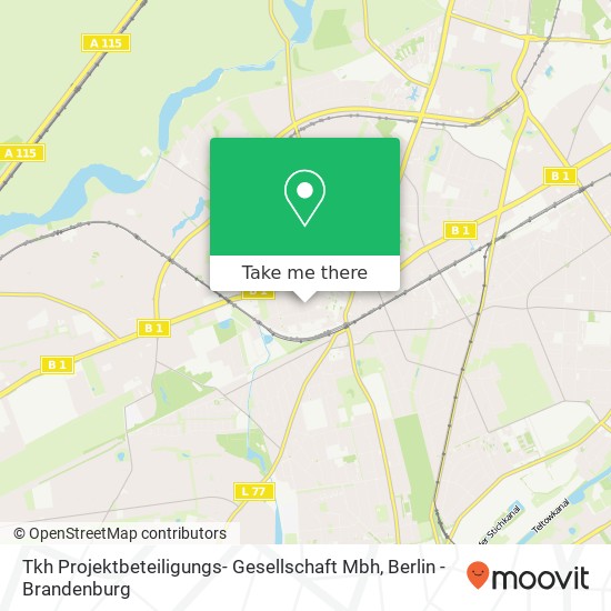 Карта Tkh Projektbeteiligungs- Gesellschaft Mbh