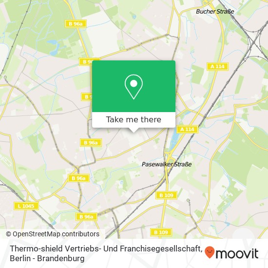 Карта Thermo-shield Vertriebs- Und Franchisegesellschaft