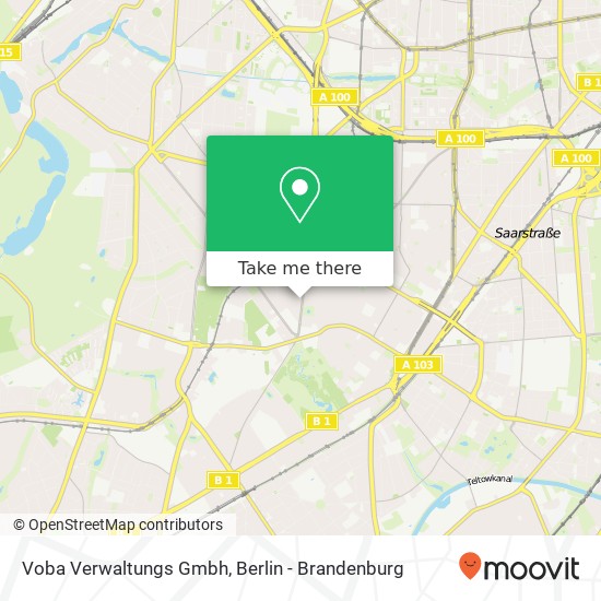 Voba Verwaltungs Gmbh map