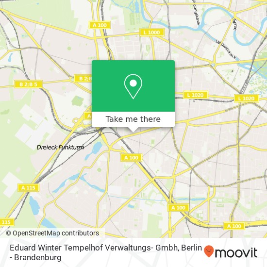 Eduard Winter Tempelhof Verwaltungs- Gmbh map