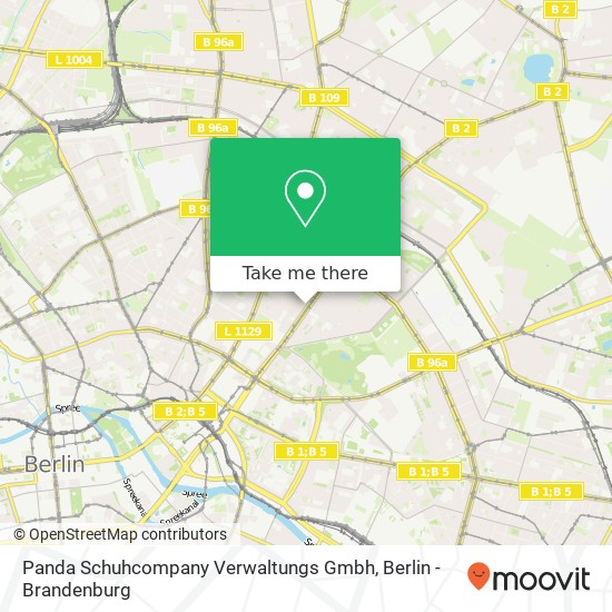 Panda Schuhcompany Verwaltungs Gmbh map