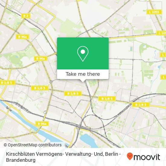 Kirschblüten Vermögens- Verwaltung- Und map