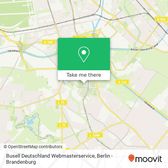 Busell Deutschland Webmasterservice map
