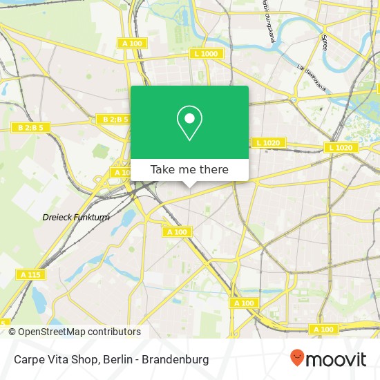 Carpe Vita Shop map