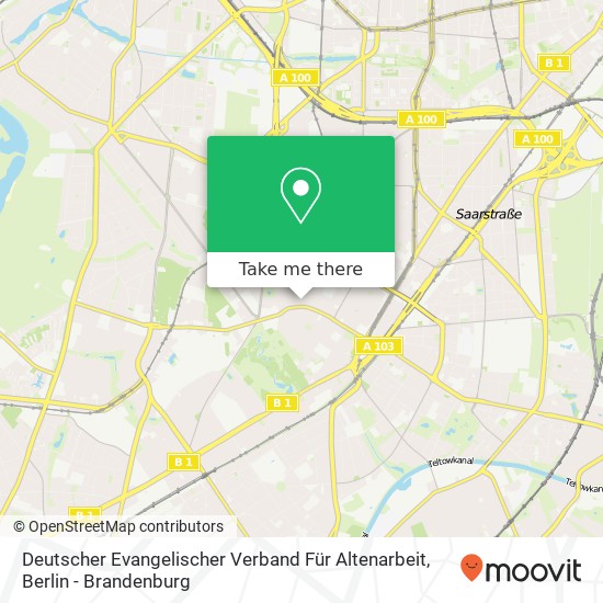 Deutscher Evangelischer Verband Für Altenarbeit map