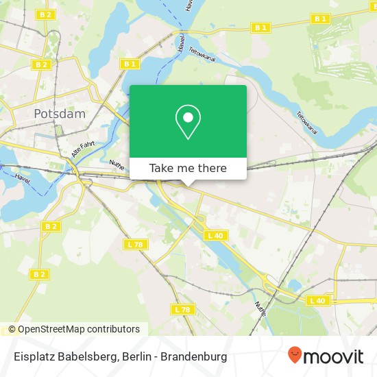 Eisplatz Babelsberg map