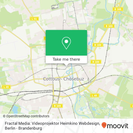 Карта Fractal Media: Videoprojektor Heimkino Webdesign