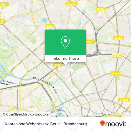 Kostenlose Webpräsenz map