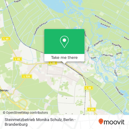 Steinmetzbetrieb Monika Schulz map
