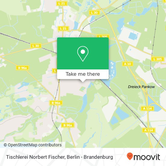 Tischlerei Norbert Fischer map