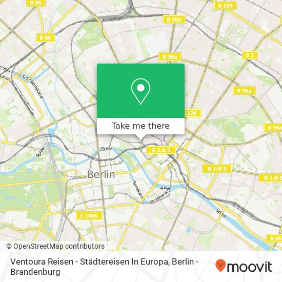 Карта Ventoura Reisen - Städtereisen In Europa