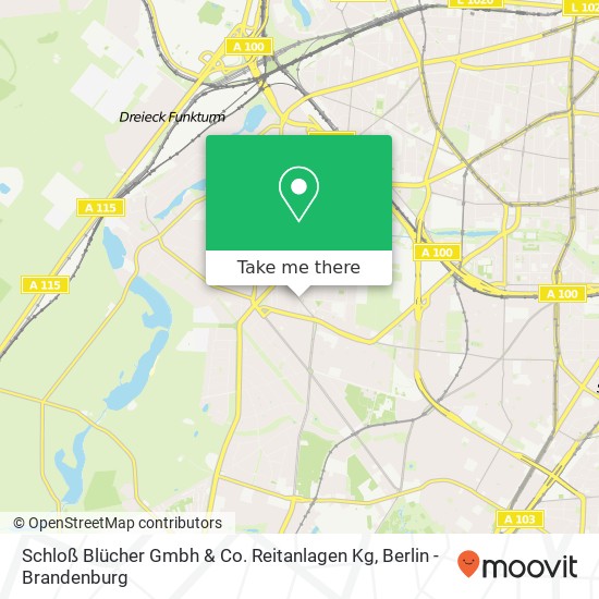 Schloß Blücher Gmbh & Co. Reitanlagen Kg map
