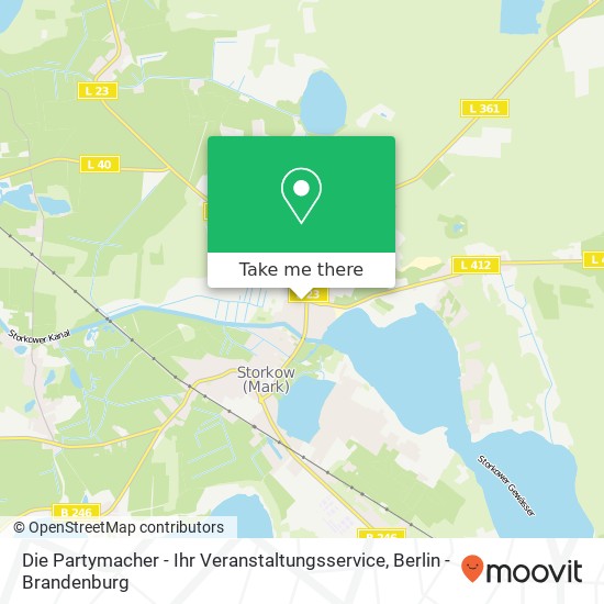 Карта Die Partymacher - Ihr Veranstaltungsservice
