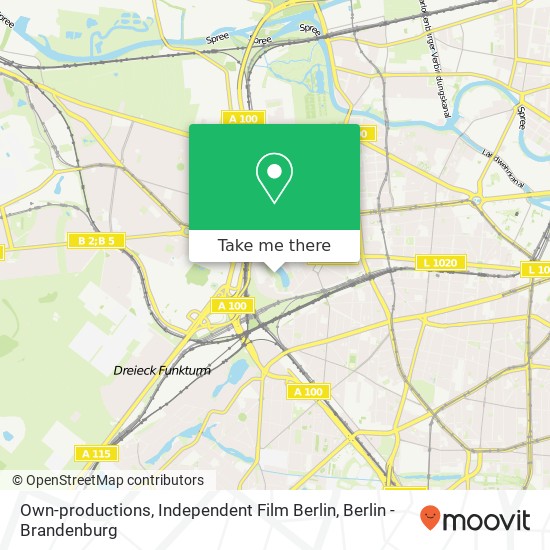 Own-productions, Independent Film Berlin map