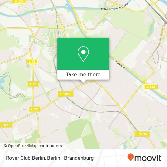 Карта Rover Club Berlin