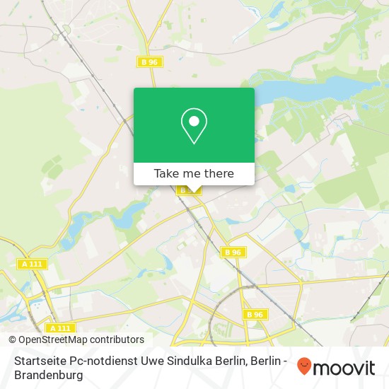 Карта Startseite Pc-notdienst Uwe Sindulka Berlin