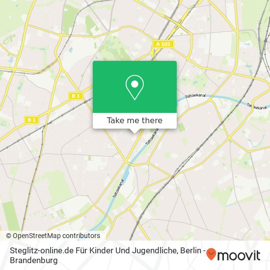 Карта Steglitz-online.de Für Kinder Und Jugendliche