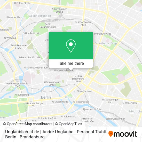 Карта Unglaublich-fit.de | Andre Unglaube - Personal Trahtt