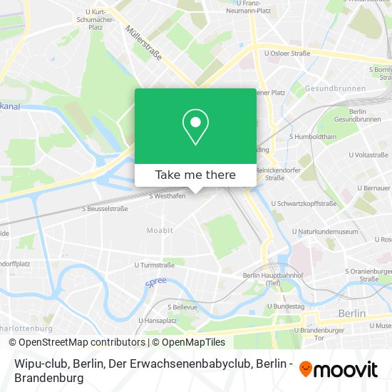 Wipu-club, Berlin, Der Erwachsenenbabyclub map