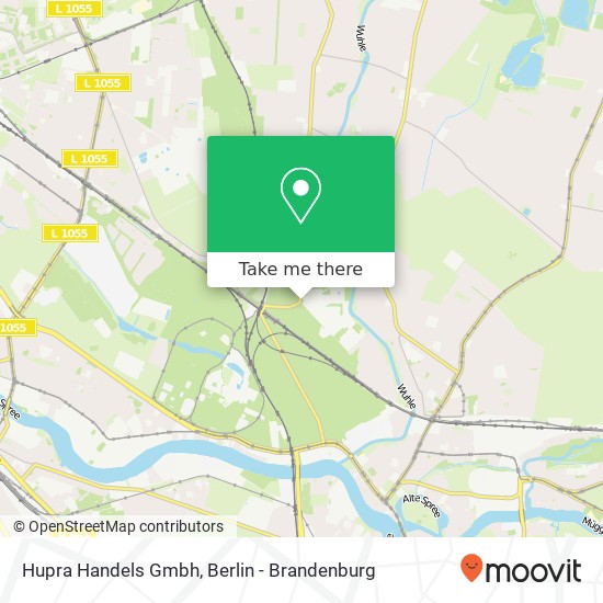 Hupra Handels Gmbh map
