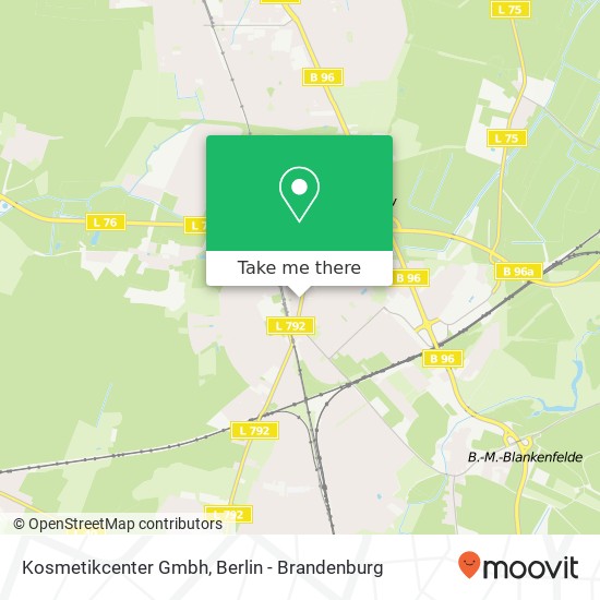 Kosmetikcenter Gmbh map