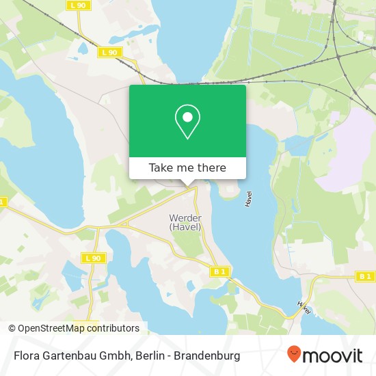 Flora Gartenbau Gmbh map