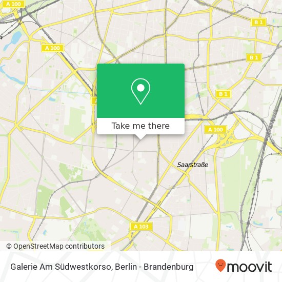 Galerie Am Südwestkorso map