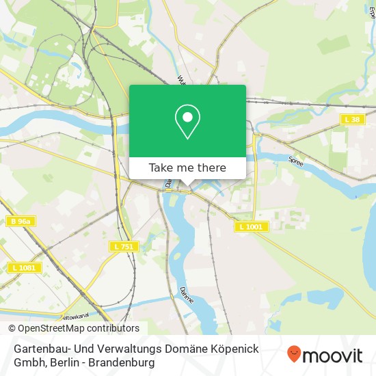 Gartenbau- Und Verwaltungs Domäne Köpenick Gmbh map