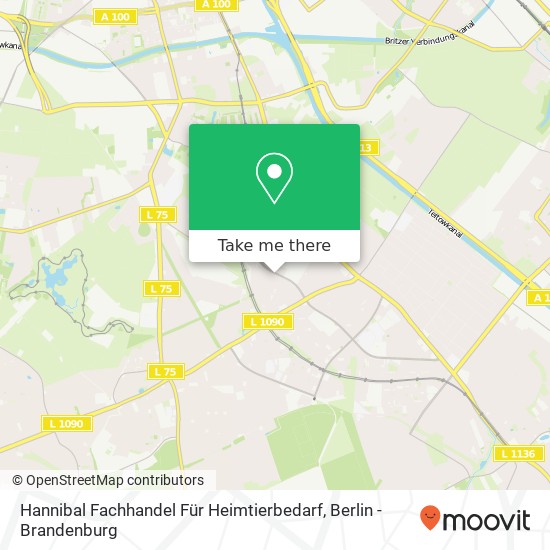 Hannibal Fachhandel Für Heimtierbedarf map