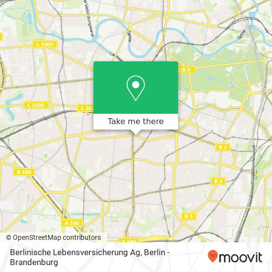 Berlinische Lebensversicherung Ag map