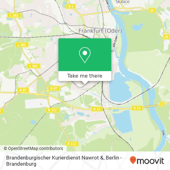 Brandenburgischer Kurierdienst Nawrot & map