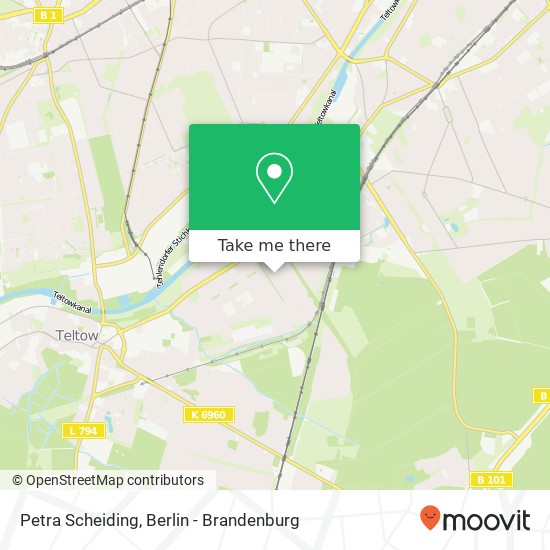 Карта Petra Scheiding