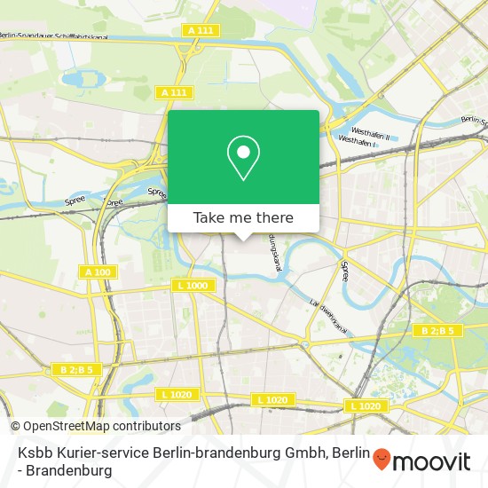 Ksbb Kurier-service Berlin-brandenburg Gmbh map