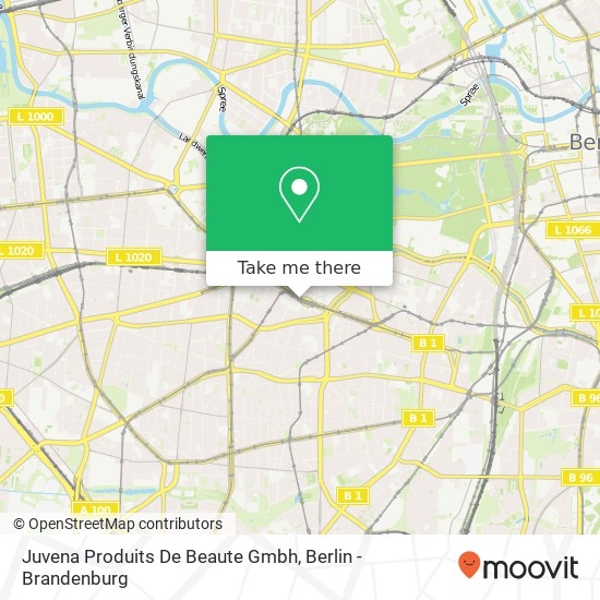 Juvena Produits De Beaute Gmbh map